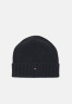 Tommy Hilfiger ESSENTIAL FLAG BEANIE UNISEX Beanie charcoal gray ESSENTIAL FLAG BEANIE UNISEX Шапочка угольно-серый
