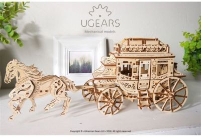 UGEARS Modellbausatz POSTKUTSCHE Комплект моделей MAILCOACH