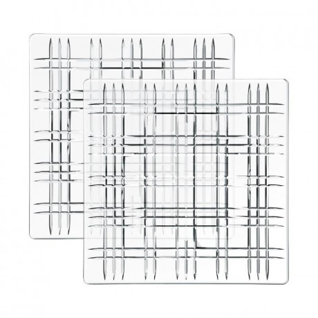 Nachtmann Nachtmann Square Platte quadratisch Glas Set 2-tlg. 21x21x1,8 cm Nachtmann Square тарелка квадратная стеклянная, набор из 2-х предметов. 21x21x1,8 см
