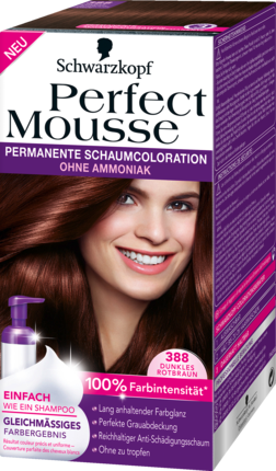 Perfect Mousse Краска для волос Dunkles Rotbraun 388