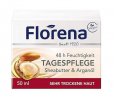 Florena Day Cream Sheabutter and arganol 50 ml x 3st, Крем для лица Florena с маслом ши и арганы, 48 часов увлажнения, для очень сухой кожи, дневной уход, питательный и восстанавливающий Набор 3 шт х 50 мл