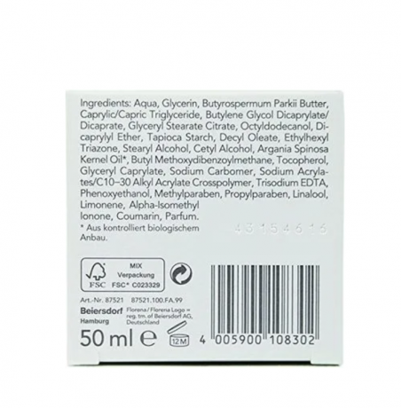 Florena Day Cream Sheabutter and arganol 50 ml x 3st, Крем для лица Florena с маслом ши и арганы, 48 часов увлажнения, для очень сухой кожи, дневной уход, питательный и восстанавливающий Набор 3 шт х 50 мл