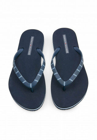 Tommy Hilfiger ESSENTIAL LOGO  Pool slides space blue ESSENTIAL LOGO Шлепанцы для бассейна космический синий