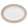 Rosenthal Rosenthal Francis Carreau Beige Platte 40x29,5 cm Rosenthal Francis Carreau Бежевая тарелка 40x29,5 см
