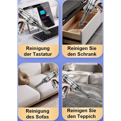 MOUTEN MOUTEN Akku-Handstaubsauger Wiederaufladbarer multifunktionaler kabelloser Autostaubsauger MOUTEN Беспроводной ручной пылесос Перезаряжаемый многофункциональный беспроводной автомобильный пылесос