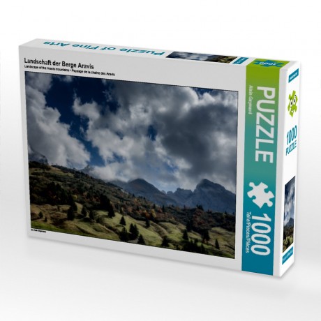 CALVENDO Puzzle CALVENDO Puzzle Landschaft der Berge Aravis Пазл CALVENDO Puzzle Пейзаж Арависских гор