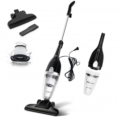 IBETTER IBETTER Akku-Hand-und Stielstaubsauger Handstaubsauger, Autostaubsauger,Staubsauger mit Kabel, 2 in 1 Multifunktionaler Handstaubsauger,Leistungsstarker Handstaubsauger fur Nass und Trocken Schwarz Беспроводной ручной пылесос IBETTER, ручной пылес