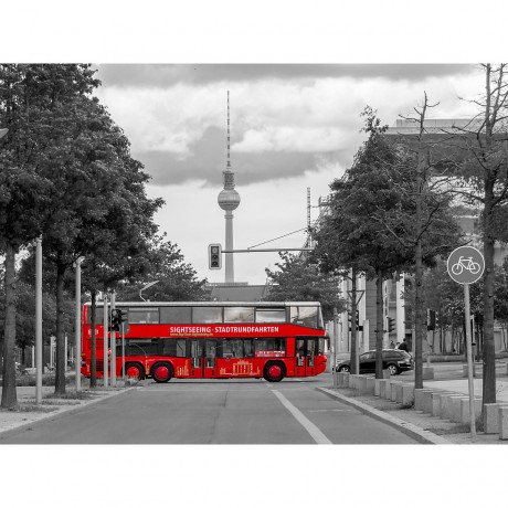 CALVENDO Puzzle CALVENDO Puzzle Der rote Bus Пазл CALVENDO Puzzle Красный автобус