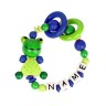 elefantasie Greifling Kleiner Frosch personalisiert mit Namen Игрушка-клатч Little Frog персонализированная с именем