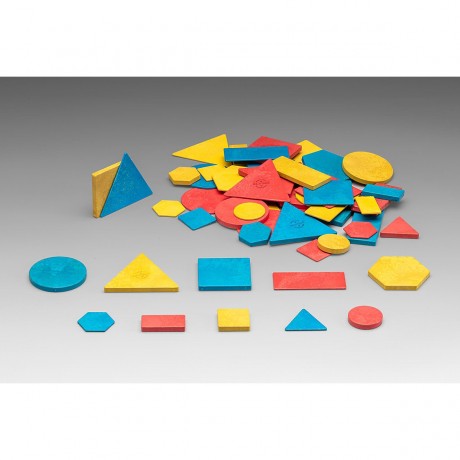 Wissner aktiv lernen Logische Blocke grosser Satz (60 Teile) Большой набор логических блоков (60 штук)