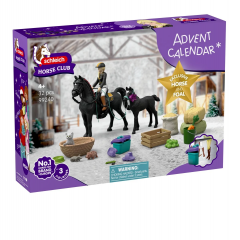 Schleich HORSE CLUB 99240 Adventskalender Winter Wonderland 2026, 24 Tuerchen, Schleich HORSE CLUB 99240 Адвент-календарь «Зимняя сказка» 2026 с лошадьми и аксессуарами, 24 окошка, от 4 лет