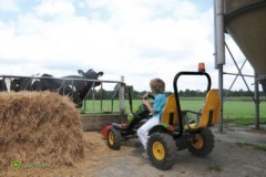 BERG Elektrisch Go-Kart mit XXL-Rahmen John Deere Grun ab 6 Jahren Электрический картинг с рамой XXL John Deere Green от 6 лет