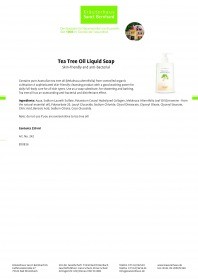 Kraueterhaus Sanct Bernhardt Tea Tree Oil Liquid Soap, 250 мл