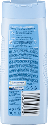 Balea MEN Duschgel Sensitive 3in1, 300 ml, Гель для душа Sensitive 3 в 1 для мягкого очищения тела, лица и волос, 300 мл