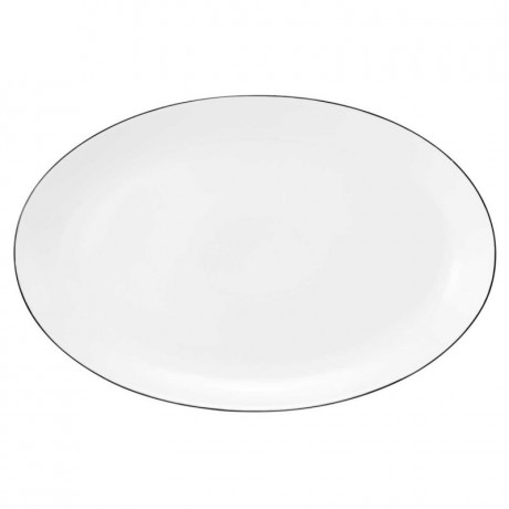 Tettau Tettau Champs Elysees Classique Noir Servierplatte oval 35,5x23 cm Сервировочное блюдо Tettau Champs ?lys?es Classique Noir овальное 35,5x23 см