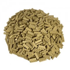 LEGO LEGO 1x4 Steine Beige - 250 Stuck - Tan bricks 3010 Бежевые кубики LEGO 1x4 — 250 штук — Желто-коричневые кирпичи 3010