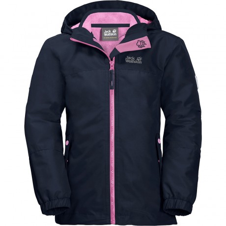 Jack Wolfskin 3 in 1 Winterjacke ICELAND fur Madchen Зимняя куртка 3 в 1 ИСЛАНД для девочки