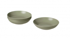 FARGKLAR Tiefer Teller, mattiert grun 23 cm, 4 st, Икеа ФЭРГКЛАР Тарелка глубокая, цвет Матовая поверхность зеленый , 23см, 4 штуки
