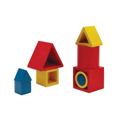 PLANTOYS Lernspiel Formenpuzzle Unit Link Legespiele Образовательная игра в форме головоломки