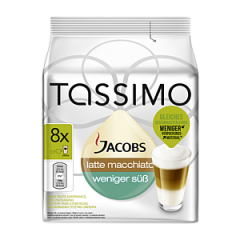 Jacobs Tassimo Кофе Латте Макиато не сладкий 236г