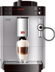 Melitta Melitta Kaffeevollautomat Passione F54/0-100, Edelstahl, Moderne Edelstahl-Front, tassengenau frisch gemahlene Bohnen  Полностью автоматическая кофемашина Melitta Passione F54/0-100, нержавеющая сталь, современная лицевая панель из нержавеющей ста