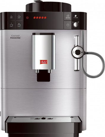 Melitta Melitta Kaffeevollautomat Passione F54/0-100, Edelstahl, Moderne Edelstahl-Front, tassengenau frisch gemahlene Bohnen Полностью автоматическая кофемашина Melitta Passione F54/0-100, нержавеющая сталь, современная лицевая панель из нержавеющей ста