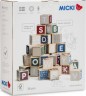 Micki Senses Holzwurfel-Buchstabenbausteine Деревянные кубики для букв Senses