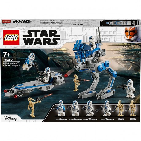 LEGO Star Wars 75280 Clone Troopers der 501. Legion ЛЕГО Клоны-пехотинцы 501-го легиона