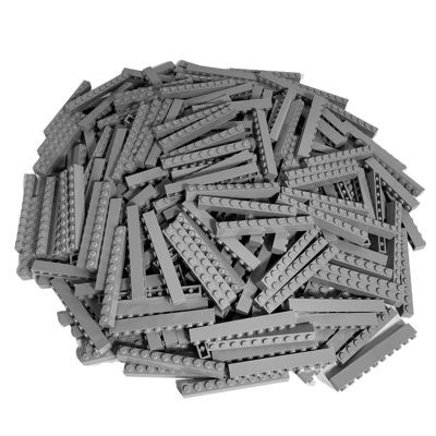 LEGO LEGO 1x10 Steine Hellgrau - 500 Stuck - Light bluish grey bricks 6111 LEGO 1x10 Bricks Light Grey — 500 штук — Светло-голубовато-серые кубики 6111