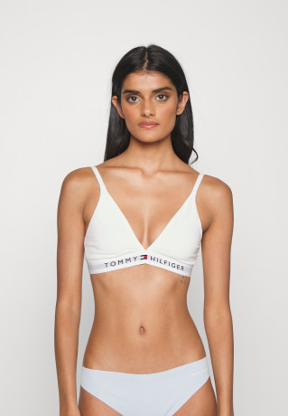 Tommy Hilfiger UNLINED TRIANGLE Triangle bra white UNLINED TRIANGLE Бюстгальтер с треугольными чашечками белый