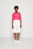 Tommy Hilfiger SLIM SIGNATURE 3/4 Long sleeved top bright cerise pink SLIM SIGNATURE 3/4 Топ с длинными рукавами ярко-вишнево-розовый