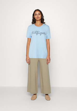 Tommy Hilfiger ROPE PUFF Print T-shirt vessel blue ROPE PUFF Футболка с принтом сосуд синий