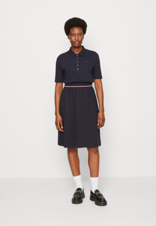 Tommy Hilfiger POLO DRESS Day dress desert sky ПЛАТЬЕ-ПОЛО Повседневное платье небо пустыни
