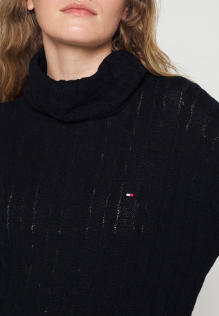 Tommy Hilfiger CABLE ROLL  Jumper dress desert sky CABLE ROLL Платье-джемпер небо пустыни