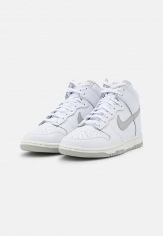 Nike Sportswear W DUNK HIGH Sneaker high white/grey fog/sail W DUNK HIGH Высокие кроссовки женские белый/серый туман/парус