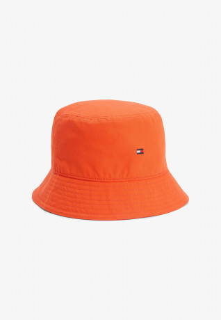 Tommy Hilfiger FLAG BUCKET UNISEX Hat deep orange FLAG BUCKET UNISEX Шапка темно-оранжевый