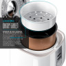 Arendo Arendo Reiskocher, 540 W, 1,4 L, Hitzeschutz, Dampfgareinsatz, Warmhaltefunktion, Dampfgarer weiss Рисоварка Arendo, 540 Вт, 1,4 л, термозащита, насадка-пароварка, функция поддержания тепла, пароварка