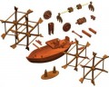 Edu-Toys Leonardo da Vinci Schaufelradboot Лодка с гребным колесом Леонардо да Винчи