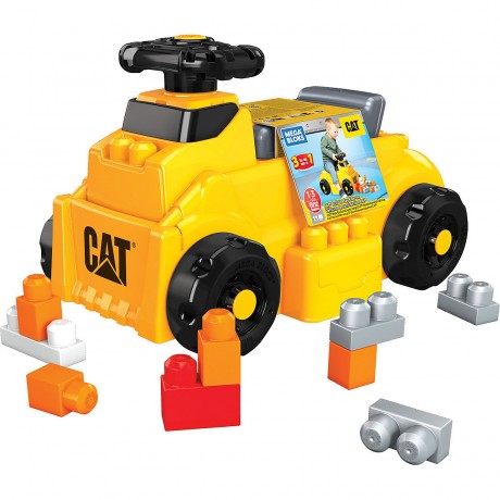 Mattel Mega Bloks CAT Build N Play Ride On Mega Bloks CAT Build N Play Ride On