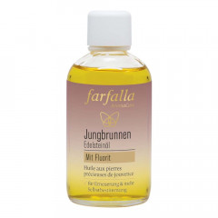 Farfalla Edelsteinol Jungbrunnen mit Fluorit 100ml  Драгоценное масло фонтан молодости с флюоритом 100мл