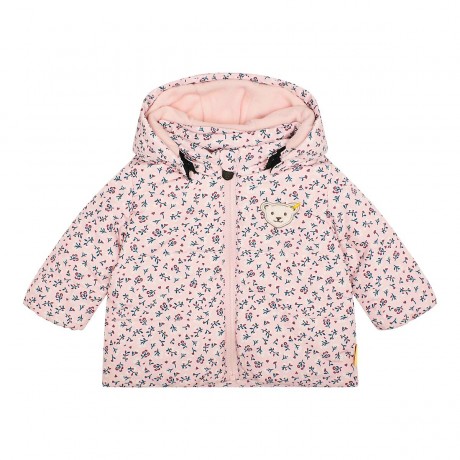Steiff Steppjacke mit Kapuze Blumen Стеганая куртка с капюшоном цветы