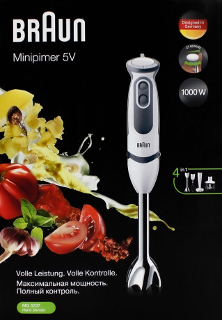 Braun Braun Handmixer MQ 5237WH Multi Quick 5V Stabmixer-Set Ручной миксер Braun MQ 5237WH Multi Quick 5V, набор ручного блендера