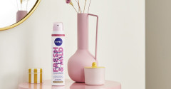 NIVEA Trockenshampoo Fresh &amp; Mild fur mittlere Haartone, 200 ml, Нивеа Сухой шампунь для средних волос, без остатков, веганский, 200 мл