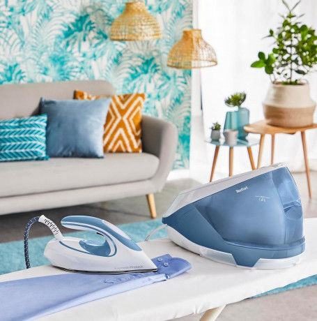 Tefal Tefal Dampfbugelstation Express Protect,Bugelstation,Dampf,Bugelstationen mit Dampfstation, 1,80 ml Wassertank, 1,8 L Tank abnehmbar,Bugeleisen Dampfbugelstation, Dampfbugeleisen Паровая гладильная станция Tefal Express Protect, гладильная станция,