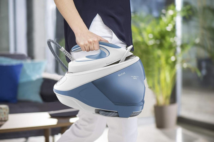 Tefal Tefal Dampfbugelstation Express Protect,Bugelstation,Dampf,Bugelstationen mit Dampfstation, 1,80 ml Wassertank, 1,8 L Tank abnehmbar,Bugeleisen Dampfbugelstation, Dampfbugeleisen Паровая гладильная станция Tefal Express Protect, гладильная станция,