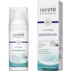 LAVERA Neutral Gesichtsfluid, 50 ml, Лавера Увлажняющий флюид для лица без отдушек для сверхчувствительной кожи, 50 мл