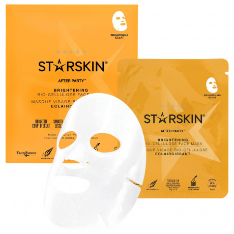 STARSKIN After Party™ Coconut Bio-Cellulose Brightening Face Mask After Party™ Кокосовая биоцеллюлозная осветляющая маска для лица