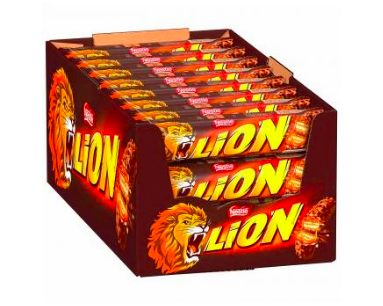 Nestle King Size Lion Duo Нестле Лайон Шоколадные батончики 24 шт. по 42 г