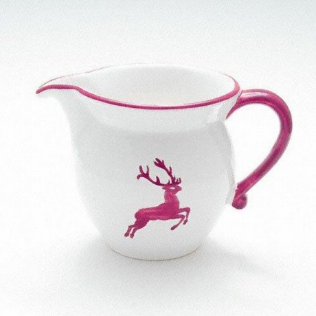 Gmundner Keramik Gmundner Keramik Bordeauxroter Hirsch Milchgiesser glatt 0,5 L / h: 10,8 cm Gmundner Ceramics Соковыжималка для молока бордового благородного оленя, гладкая, 0,5 л / высота: 10,8 см