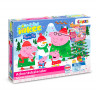 CRAZE INKEE Peppa Pig Adventskalender, CRAZE детский адвент-календарь с товарами для купания и фигурками, 24 сюрприза